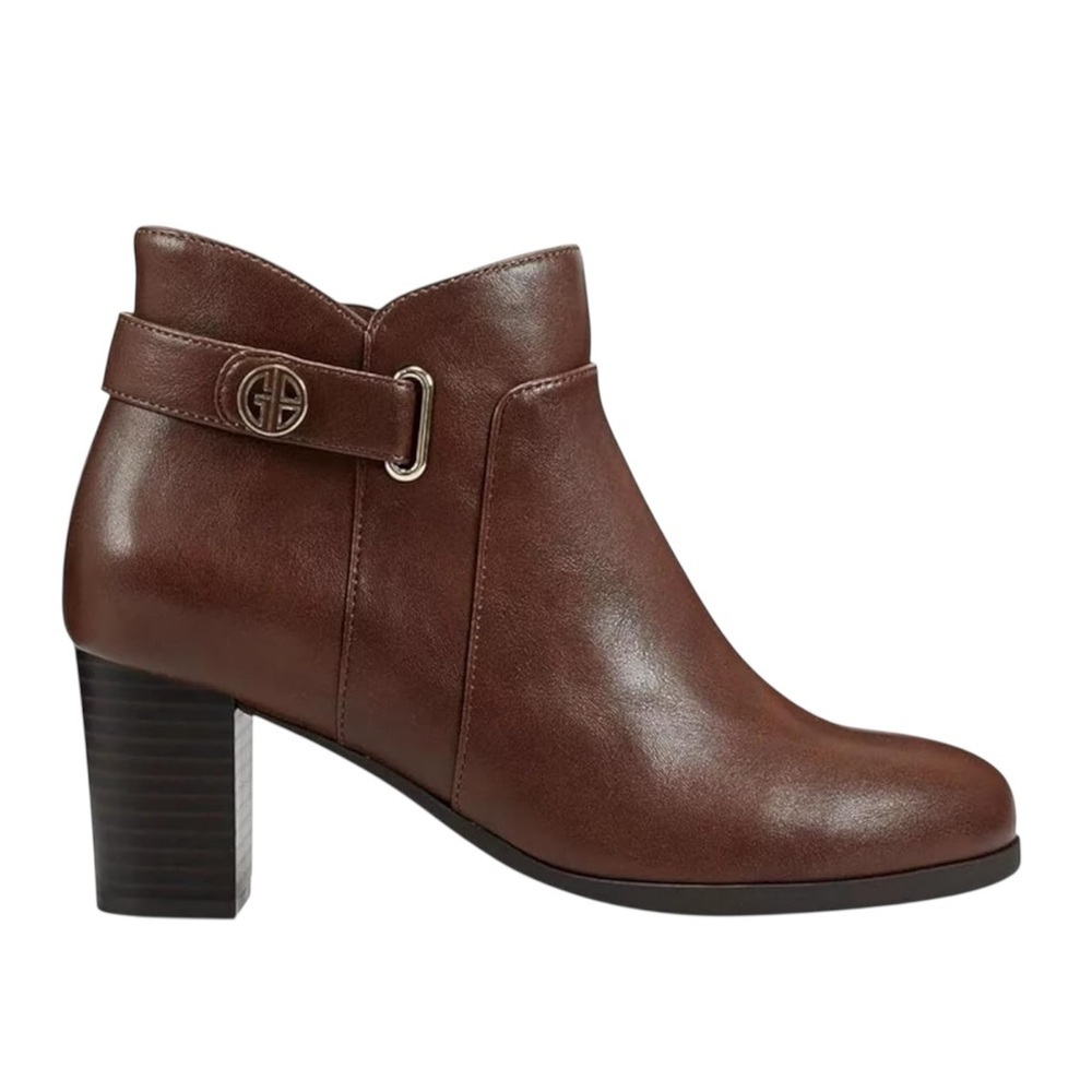 Giani Bernini Womens Artemy Block Heel Slip On Booties - Picture 3 of 5